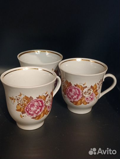 Чашки бокалы для чая СССР