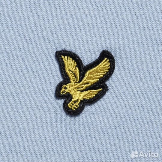 Худи голубого цвета для мужчин Lyle & Scott