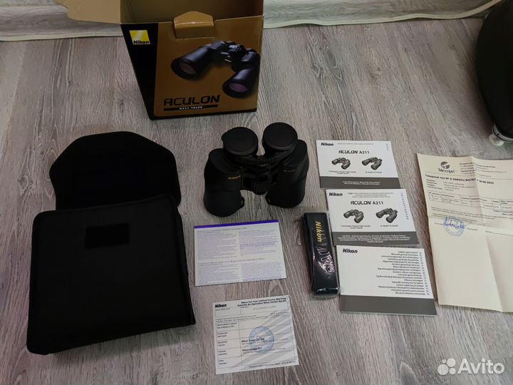 Бинокль nikon aculon a211 10х50