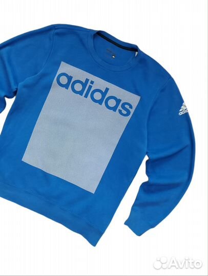 Свитшот Adidas Essentials лого на спине (М-L)