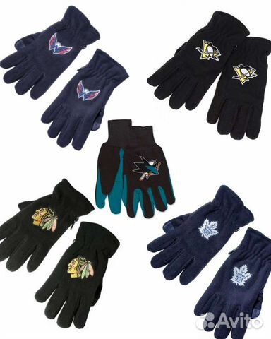 Перчатки подростковые и больше клубов нхл