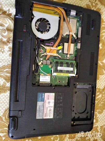 Ноутбук Asus N61 нер, матрицы и материнские платы