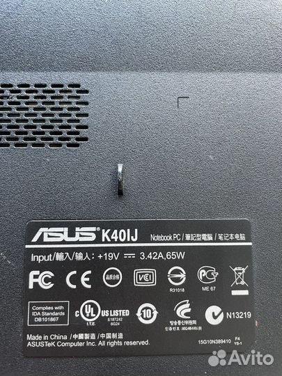 Asus k40lj