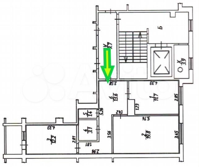2-к. квартира, 61,8 м², 9/10 эт.