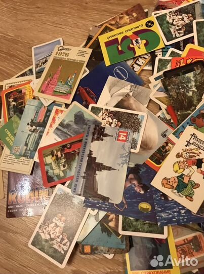 Календарики СССР 70 80 годов