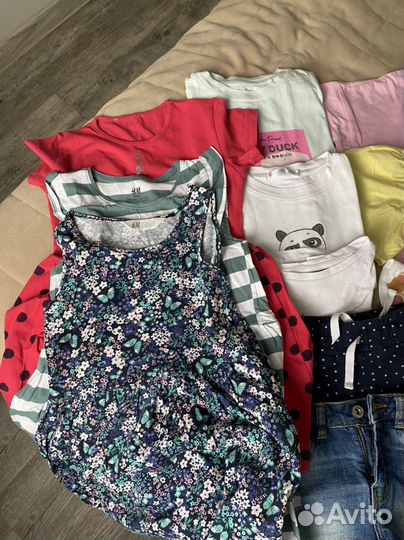 Вещи пакетом на девочку 122-128