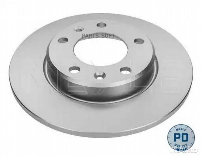 Meyle 11155230016PD Диск тормозной PSA 308 07