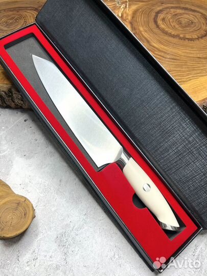 Нож поварской новый