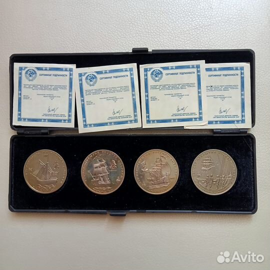 Настольная медаль 250 лет Русской Америке