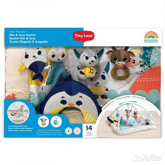 Детский развивающий коврик tiny love