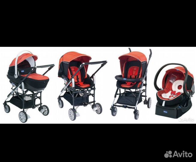 Коляска Chicco 3 в 1