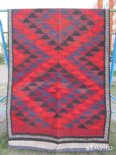 Палас натуральный тканный 4Х1,5