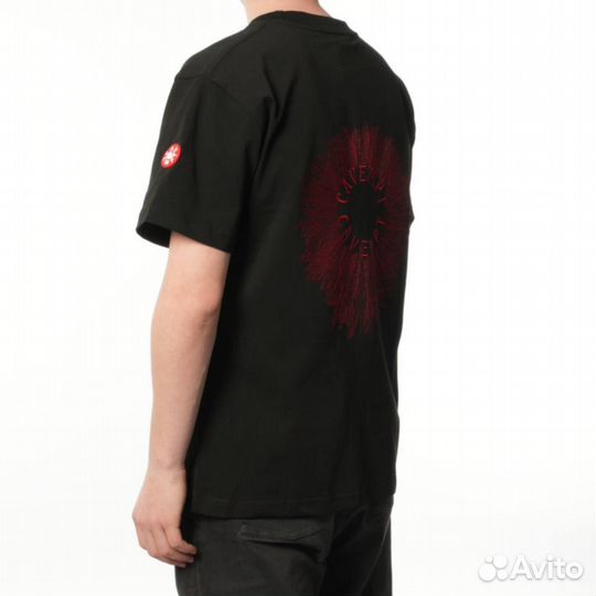 Черная футболка оверсайз cavempt