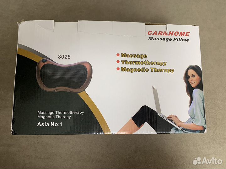 Массажная подушка для шеи