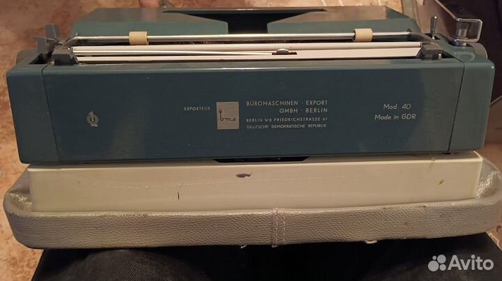 Печатная пишущая машинка Erika Mod.40