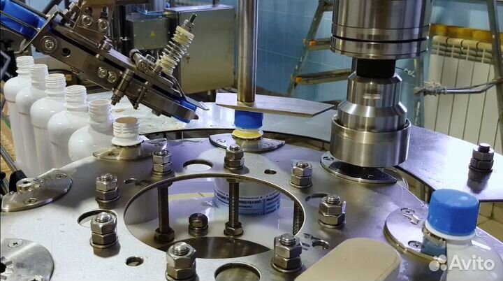 Линия розлива бытовой Химии в Пэт