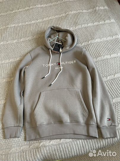 Tommy hilfiger худи серая
