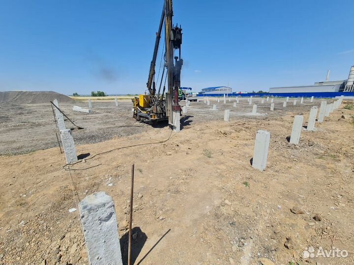 Забивание свай