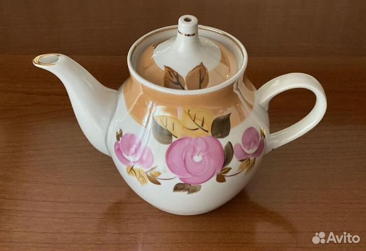 Заварочный чайник ссср, молочник, тарелка Lenox