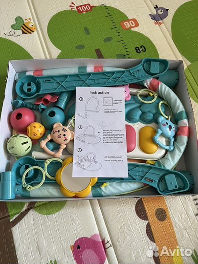 Развивающий коврик музыкальный