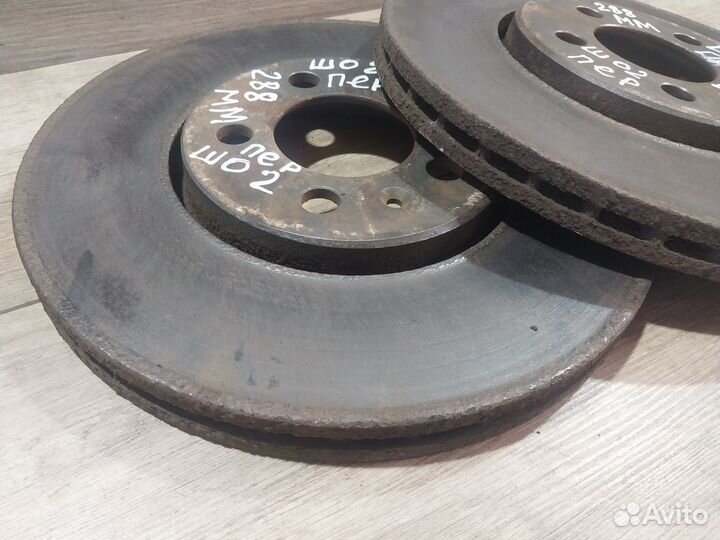 Диски тормозные Skoda Octavia Tour 288мм 1.8T