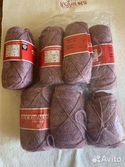 Пряжа нитки для вязания мохер