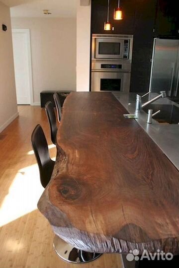 Барная стойка из массива ценных пород дерева