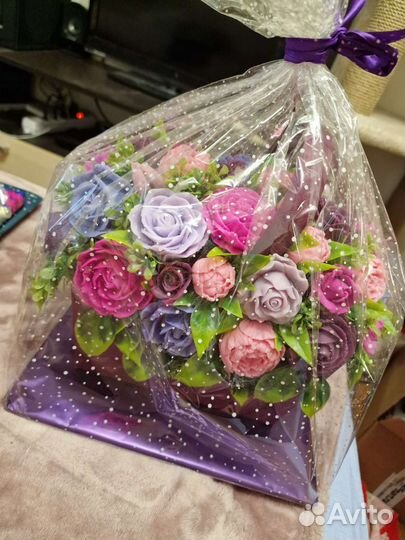 Мыльные розы букет