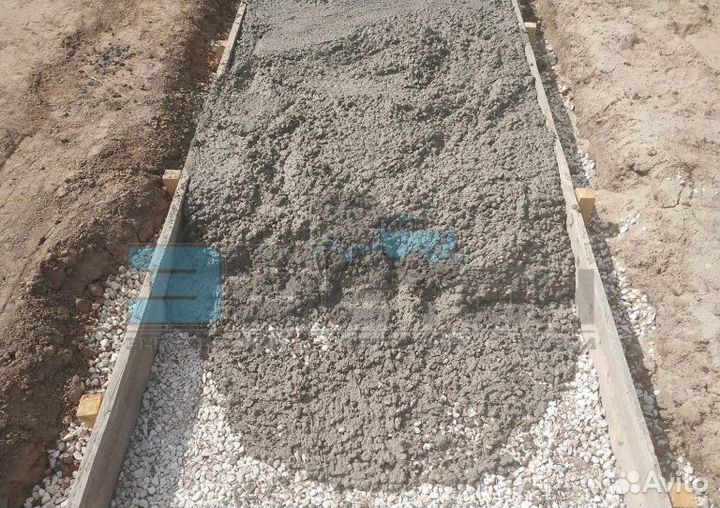 Бетон на известняковом щебне М-100