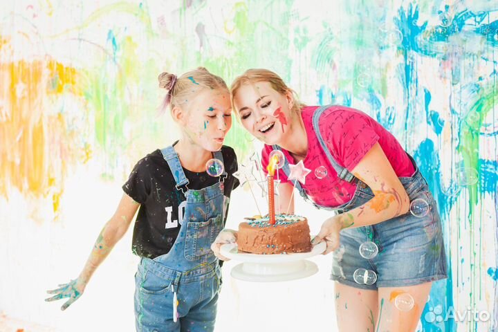 День рождения праздник красок