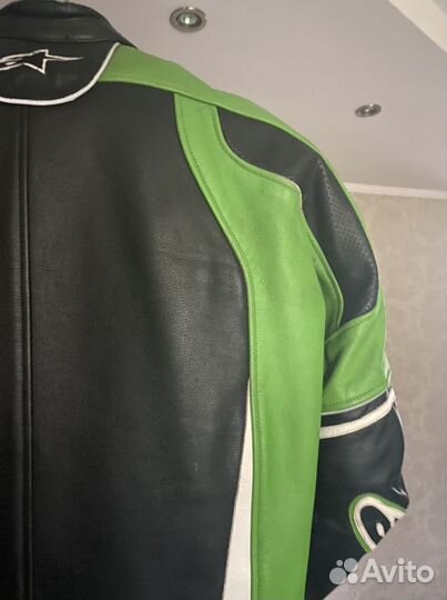 Мотокуртка кожаная alpinestar