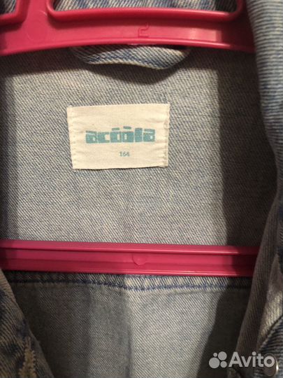 Джинсовая куртка для девочки acoola