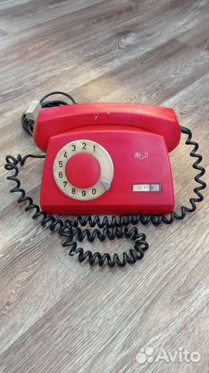 Телефон СССР дисковый, микрофон СССР
