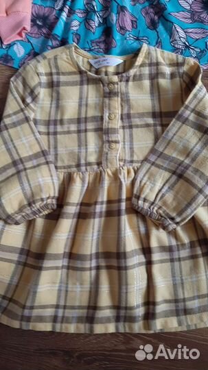 Одежда для девочки 6-12 мес. Пакетом