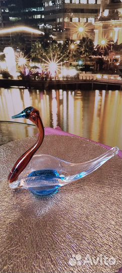 Вазы чешское цветное стекло