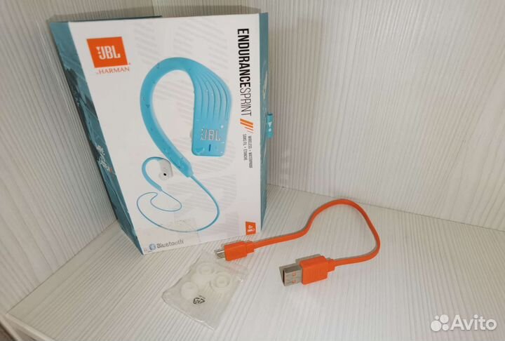 JBL Endurance Sprint teal беговые наушники