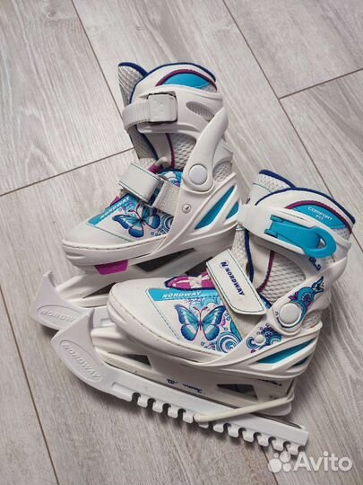 Коньки детские раздвижные 26-30