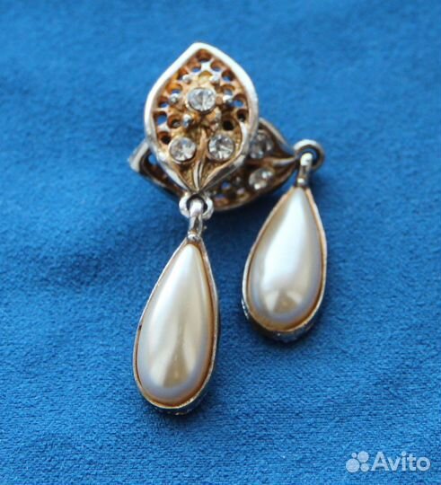 Серьги винтажные