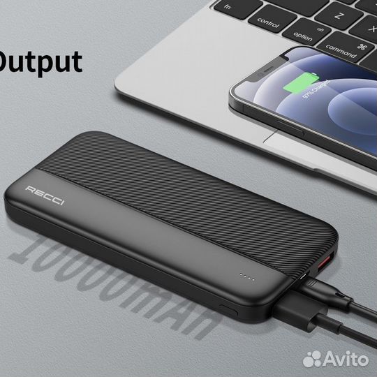 Power bank recci park RP11 10000mAh Black