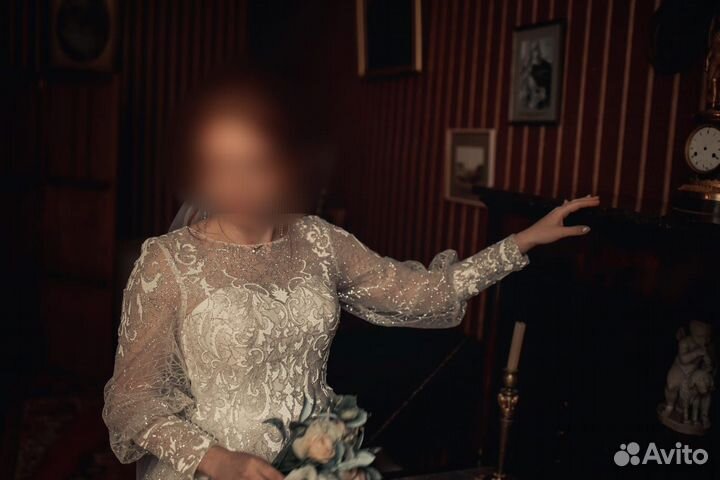 Свадебное платье 42 44 пышное