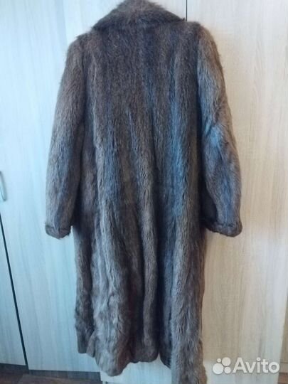 Нутриевая шуба