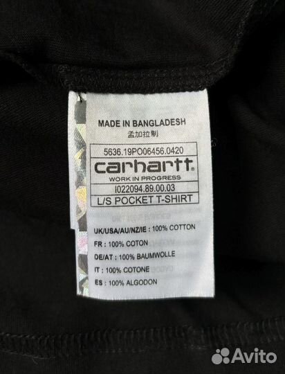 Лонгслив Carhartt WIP