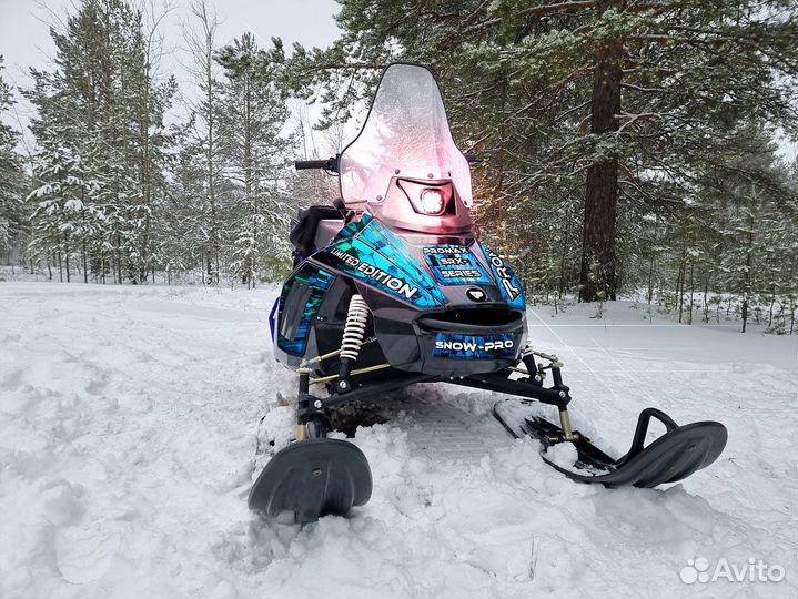Снегоход promax SRX-700 PRO Сине-черный