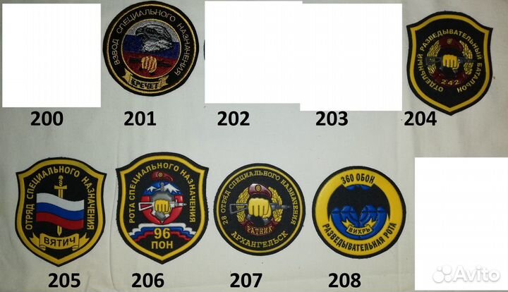 Шевроны, нашивки военные