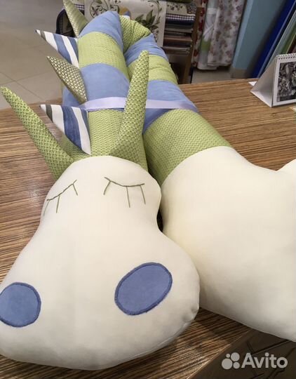 Мягкая игрушка Дракон, бортик в кроватку