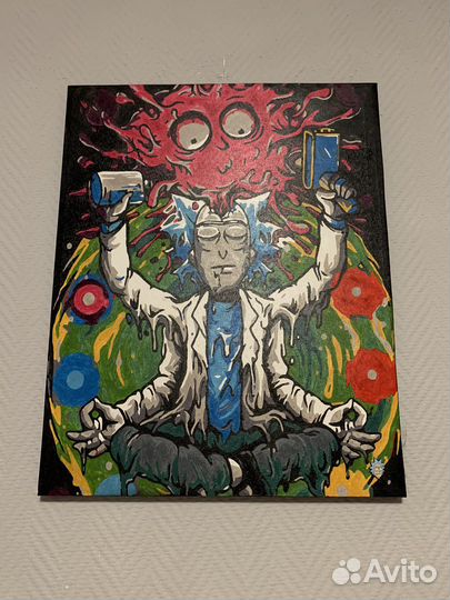 Картина рики морти