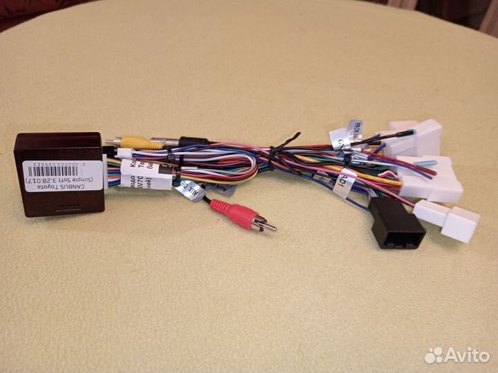 CAN BUS адаптер для магнитолы canbus Toyota