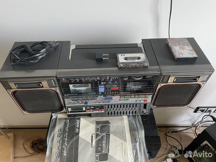 Кассетный магнитофон sharp GF-800Z