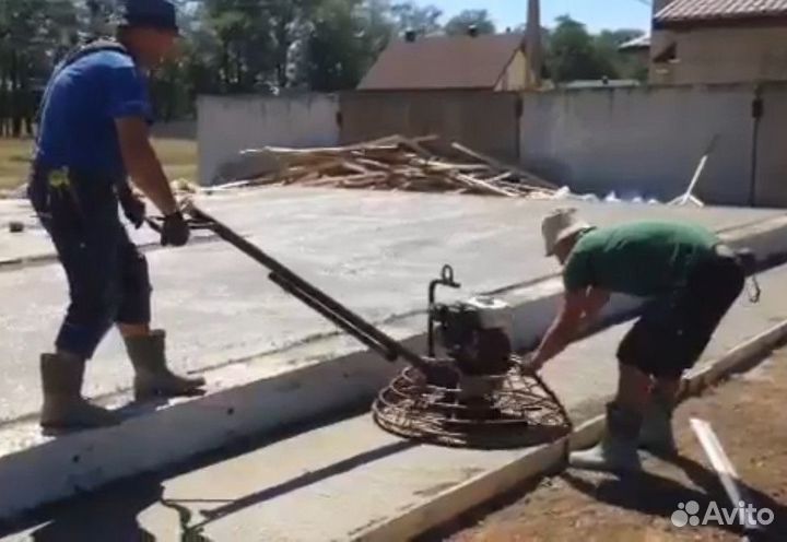 Аренда затирочной машины (заглаживающей, вертолет)