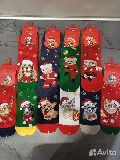 Носки новогодние